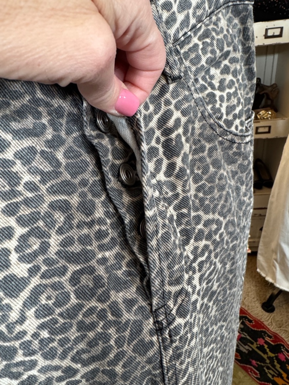 Wishlist Wide Leg Button Fly - Picture 3 of 4